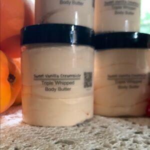 Creamsicle Handmade Creamy Moisturizing TripleWhip Bath & Body Hydrating Butter